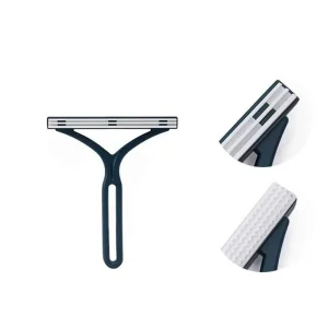 Dubbelzijdige Handmatige Haarverwijderaar Siliconen - Blauw