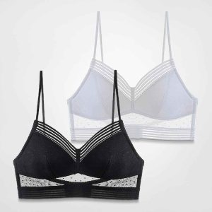 Lage Rug Liftende BH - Zwart & Wit