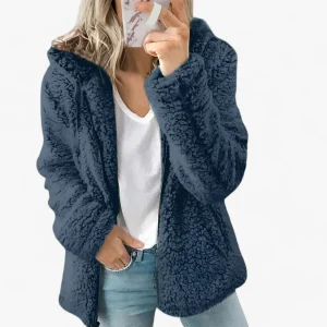 Jas Lichtgrijs - Wol en Fleece - Luxe Winterwarmte