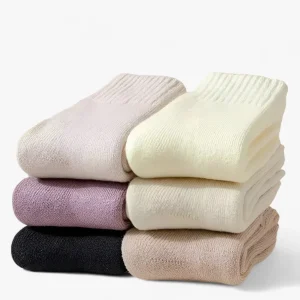 Sokken Heren 3 Witte Paren - Wol -Set - Warm en Gezellig Comfortabel 3 Witte Paren