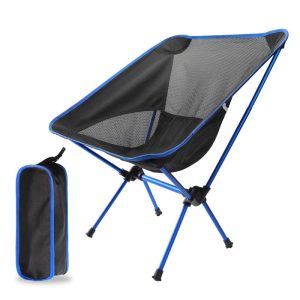 Portable Folding Moon Chair - De Ultieme Metgezel voor Al Je Buitenavonturen - Rood