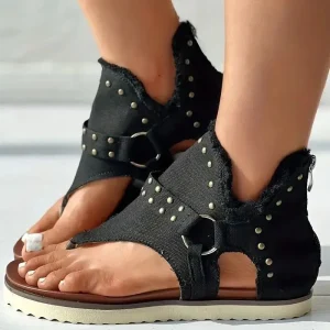 Relax Comfort Sandalen Dames - Sandalen voor Ultiem Comfort en Ontspanning - Zwart