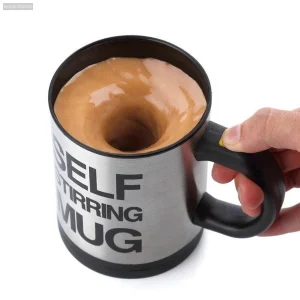 De Zelfroerende Mok - Zwart