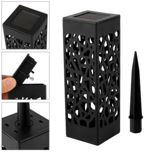 Zonne-Aangedreven Vintage Tuin Lamp